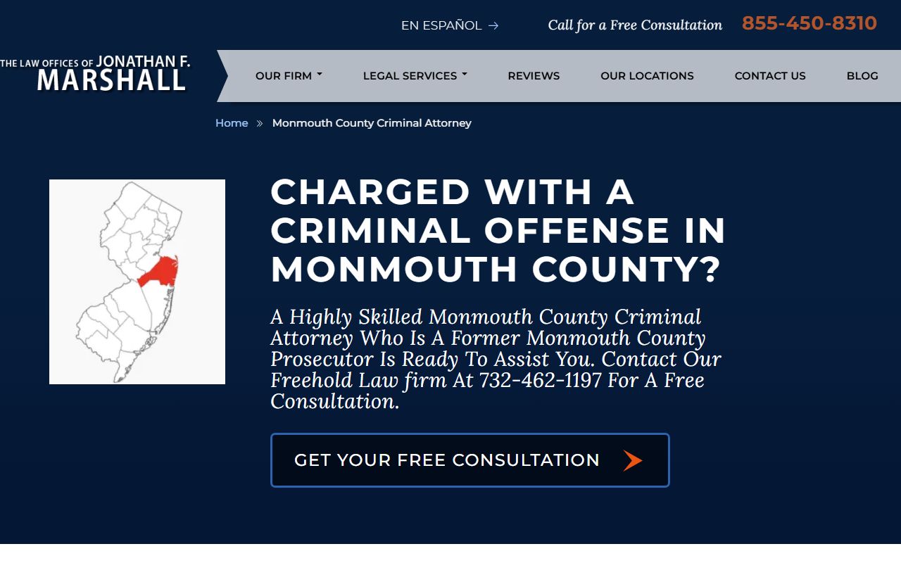 Monmouth County law enforcement and criminal records resource page